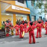 接待中宣部采访团莅临龙8头号玩家东亭社区相识智慧康养